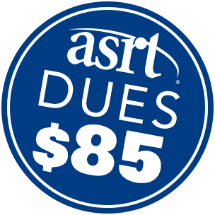 ASRT Dues Sticker