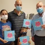 Family with The Donut That Roared